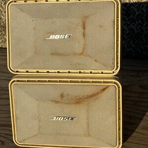 BOSE Model 101 Music Monitor Pair Speakers Pair Indoor/Outdoor White- Tested